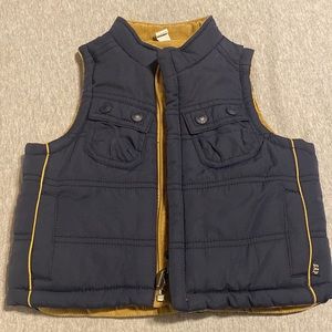 Gap Baby Boys Reversible Puffer Vest 12-18 mo